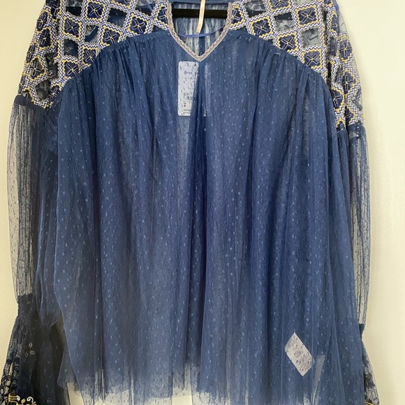 FREE PEOPLE sheer top - Picture 2 of 8